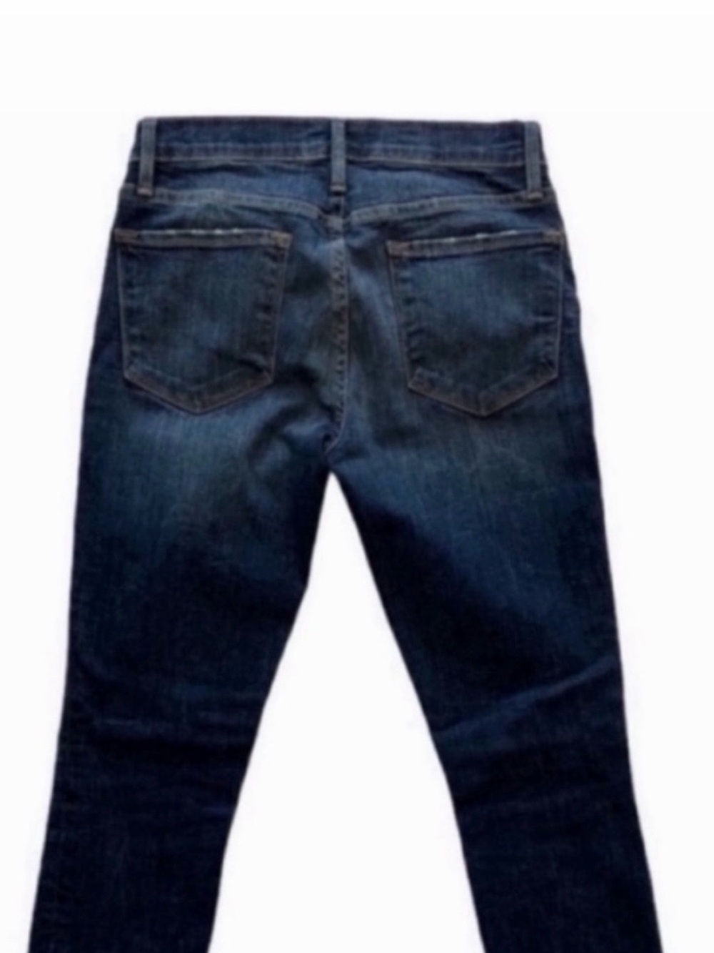 Frame Denim Le Skinny de Jean in Meyer wash with cascade hem - Picture 4 of 8